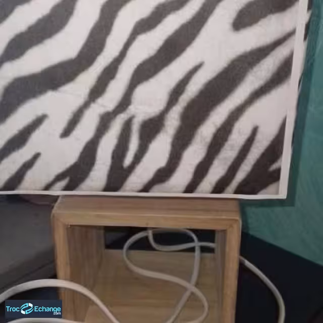Lampe zèbre valeur 15euros