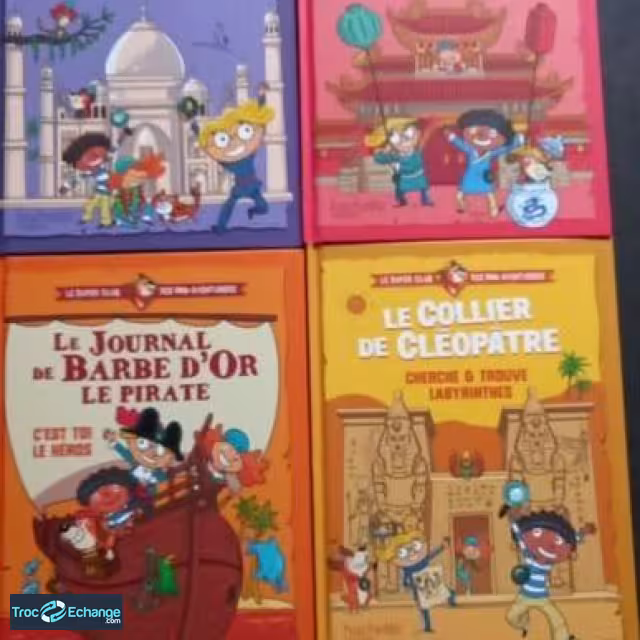 lot 4 livres enfants