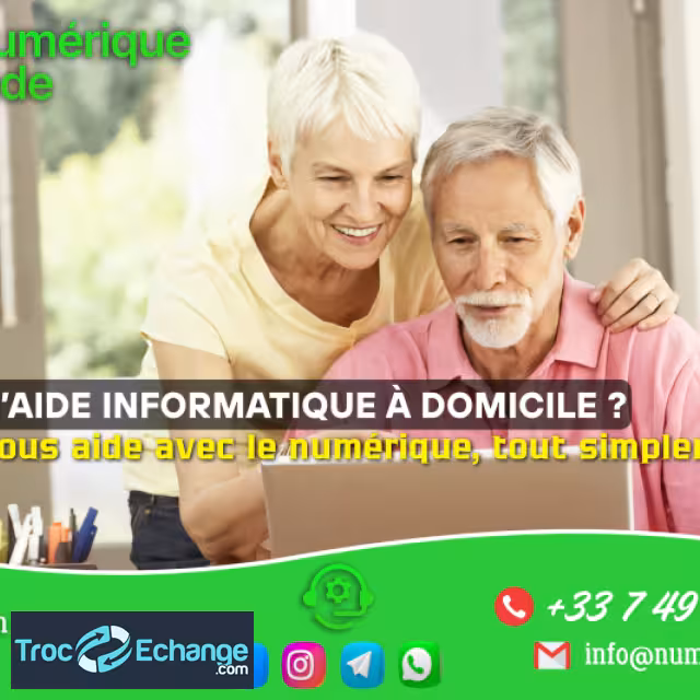 Aide informatique à domicile et distance