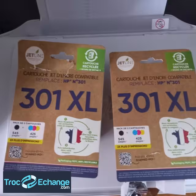 Échange 2 cartouches hp301 XL