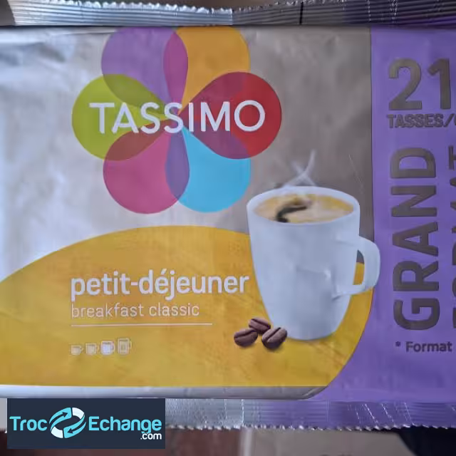 Café dosettes Tassimo 